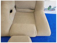 2011-2014 Ford Mustang GT Rear Coupe Seats Cloth Beige Back 2605 - The Parts Farm