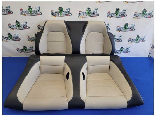 2015-2017 Ford Mustang GT S550 Rear Convertible Leather Seats Upper Lower 2610 - The Parts Farm