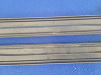 1990 Ford Mustang ASC Mclaren Convertible Pair Scuff Door Sill Plates Blue 2603 - The Parts Farm