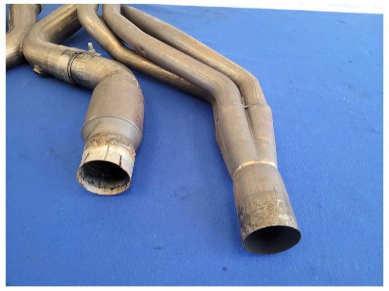 2011-2014 Ford Mustang GT 5.0L American Racing Long Tube Headers Mid Pipe 2606 - The Parts Farm