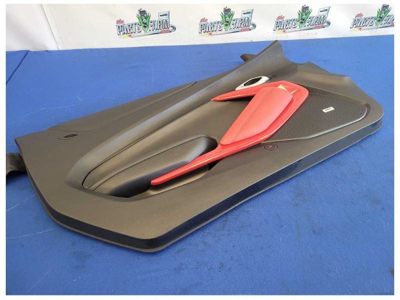 2019-2024 Chevrolet Camaro SS Coupe Pair Door Panels Card Red Black 2628 - The Parts Farm