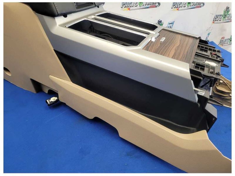 2015-2017 Ford F150 F-150 Pickup Truck Center Console Floor Shifter Tan 2617 - The Parts Farm