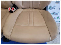 2015-2017 Ford F150 F-150 Truck Set Seats Beige Bucket Covers Crew Cab 2615 - The Parts Farm