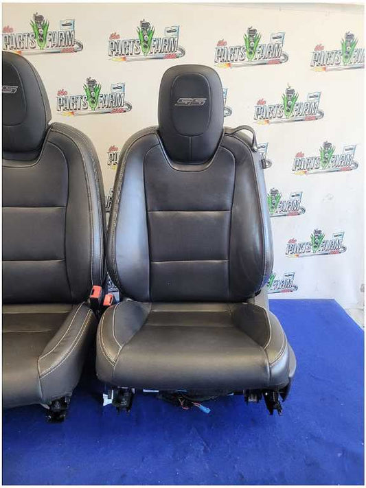 2012-2015 Chevrolet Camaro SS Convertible Set Leather Seats Bucket 2783