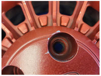 1987-1993 Ford Mustang GT 5.0L Turbine Wheel 15x7 Spoke Paint Red 2299 - The Parts Farm
