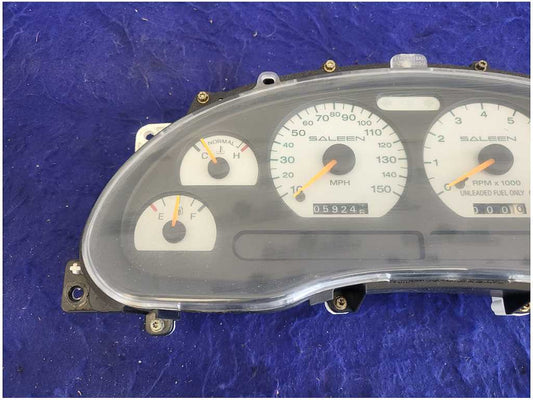 1996-1997 Ford Mustang GT 4.6L Saleen Gauge Cluster Speedometer 150mph 2746