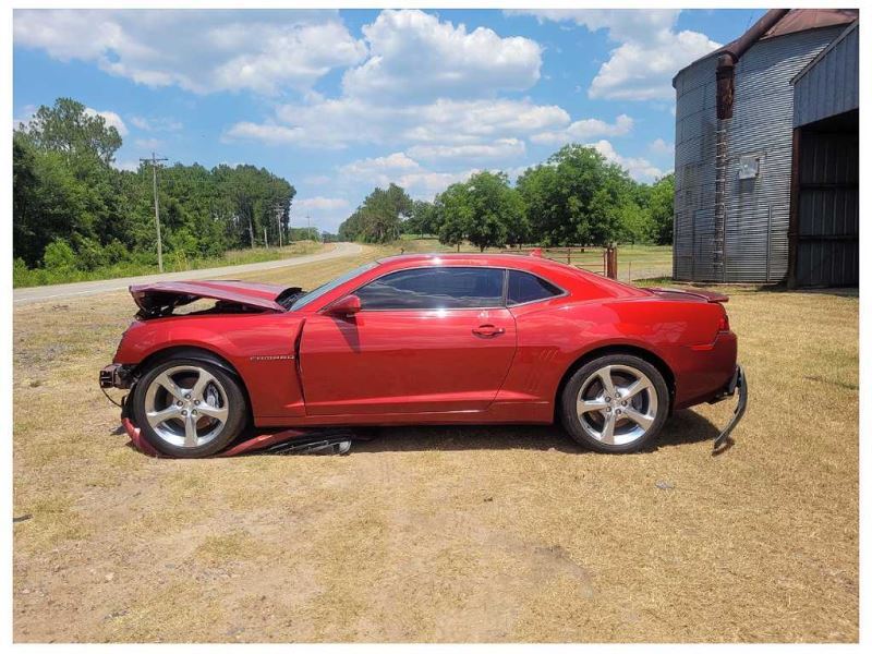 2010-2015 Chevrolet Camaro SS Passenger Front Door Coupe Shell Paint Maroon 2592 - The Parts Farm