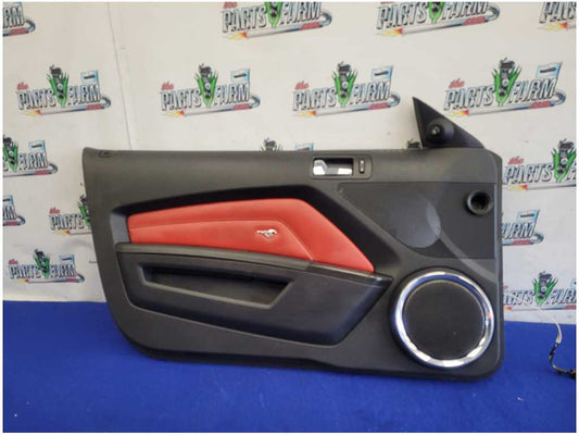 2011-2014 Ford Mustang GT Coupe Door Panels Red Insert Front Card Shaker 2795