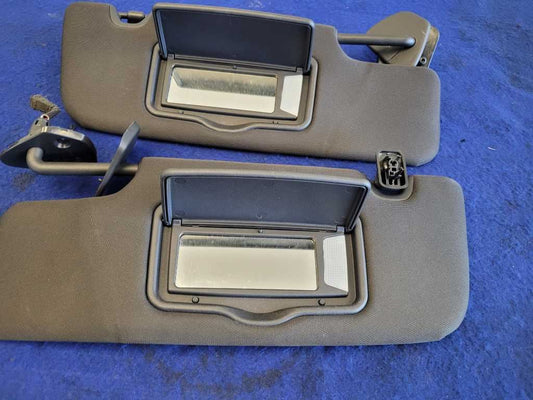 2012-2014 Ford Mustang GT Coupe Pair Sun Visors Shade Mirror HomeLink 2856