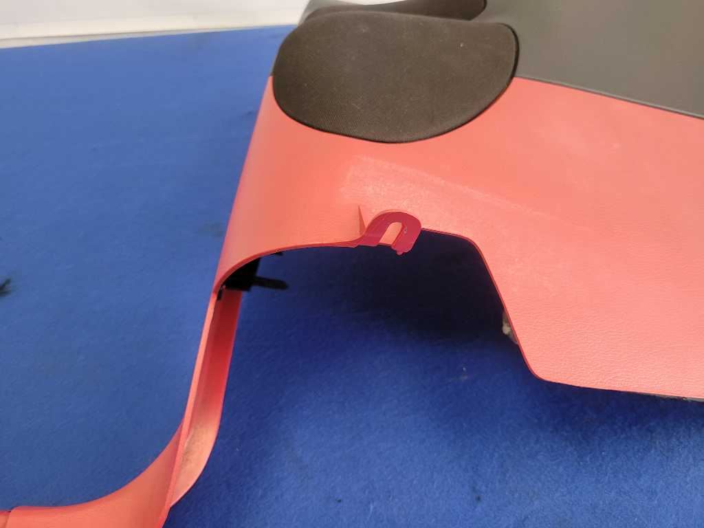 1994-1995 Ford Mustang GT Convertible Passenger Rear Quarter Trim Red 2631 - The Parts Farm