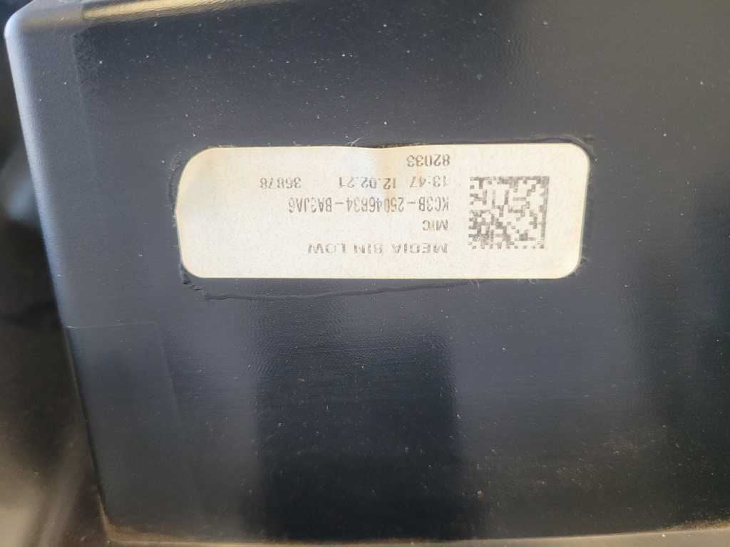 2022 Ford F250SD Pickup Truck Lower Dash Compartment Storage Comsole 2581 - The Parts Farm