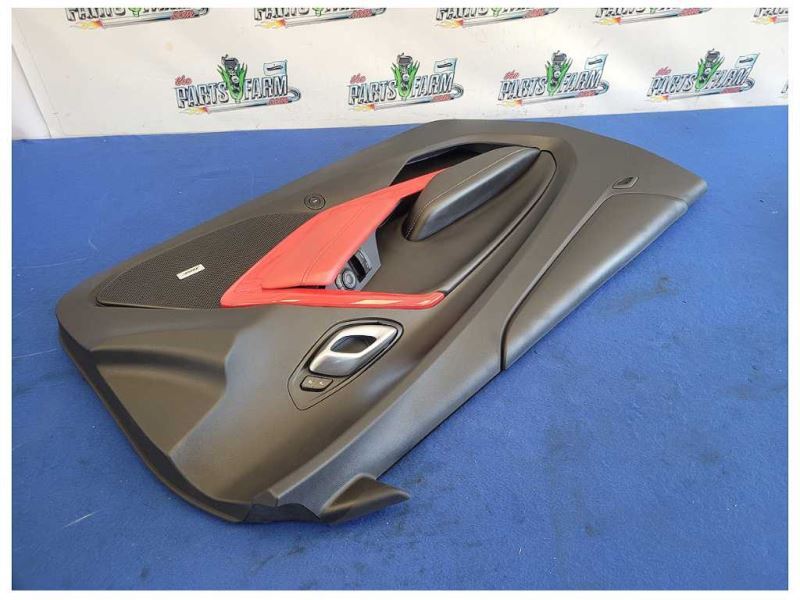 2019-2024 Chevrolet Camaro SS Coupe Pair Door Panels Card Red Black 2628 - The Parts Farm