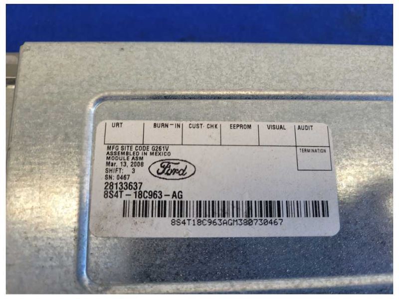2008 Ford Mustang GT Roush 4.6L Satellite Radio Control Module 2478 - The Parts Farm