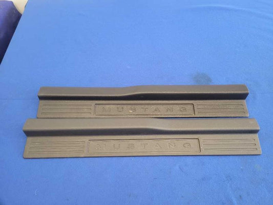 2005-2010 Mustang GT 4.6L Convertible Pair Door Sill Plates Scuff Base 2496 - The Parts Farm