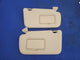 2011-2012 Nissan Leaf Pair Front Sun Visors Shade Mirror Upper Windshield 1856 - The Parts Farm