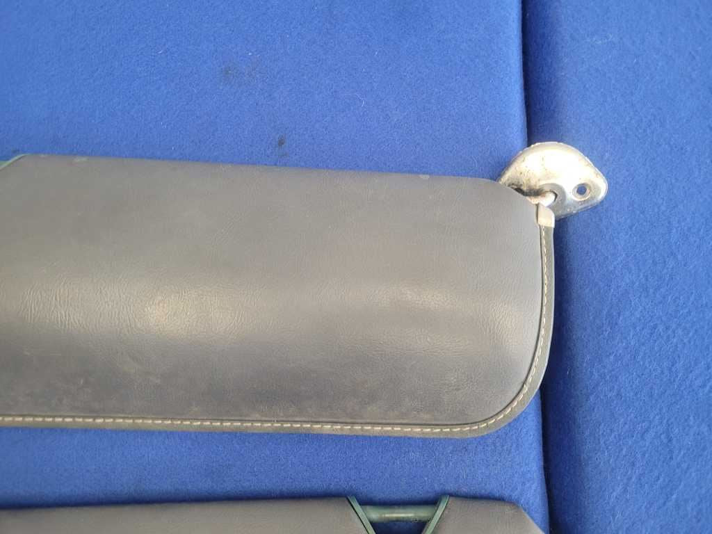 1990 Ford Mustang ASC Mclaren Convertible Front Sun Visors Shade *Crack* 2603 - The Parts Farm