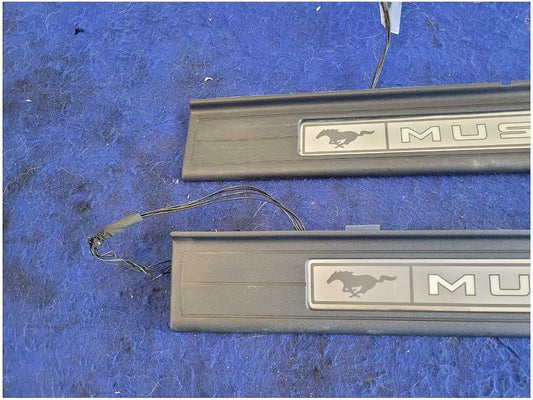 2015-2023 Ford Mustang GT S550 Pair Door Sill Plates Lighted Scuff 2917