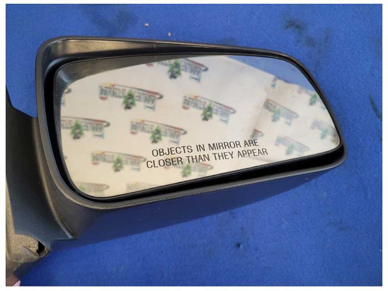 2005-2009 Ford Mustang GT Coupe Passenger RH Rear View Mirror Black 2600 - The Parts Farm