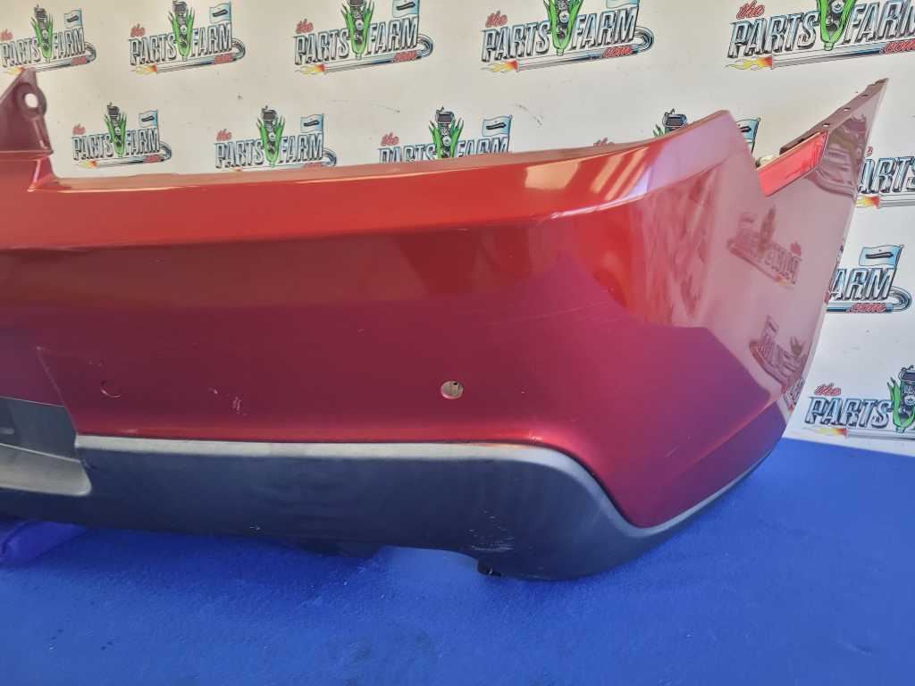 2014-2015 Chevrolet Camaro SS Rear Bumper Cover Park Assist Paint Maroon 2592 - The Parts Farm