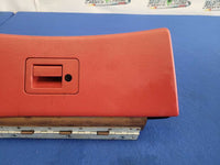 1994-1998 Ford Mustang GT 5.0L Glove Box Passenger Dashboard Trim Red 2631 - The Parts Farm