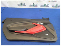 2019-2024 Chevrolet Camaro SS Coupe Pair Door Panels Card Red Black 2628 - The Parts Farm