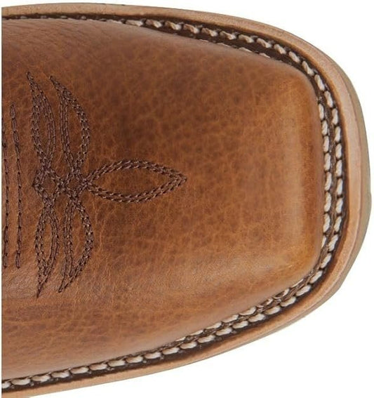 DOUBLE-H Mickey Steel Toe Men's Western Boots - Durable Leather, Slip-Resistant