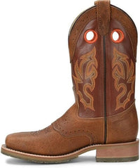 DOUBLE - H Mickey Steel Toe Men's Western Boots - Durable Leather, Slip - Resistant - The Parts Farm
