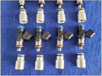 Set of 8 ID1050xds Injectors with Spacers 2012 Ford Mustang GT500 Fuel Gas 2812 - The Parts Farm