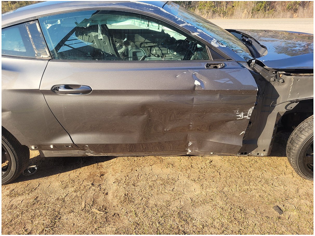 Stock 2798. 2022 Ford Mustang GT Saleen 33 Coupe Roller Salvage Title Passenger Damage - The Parts Farm