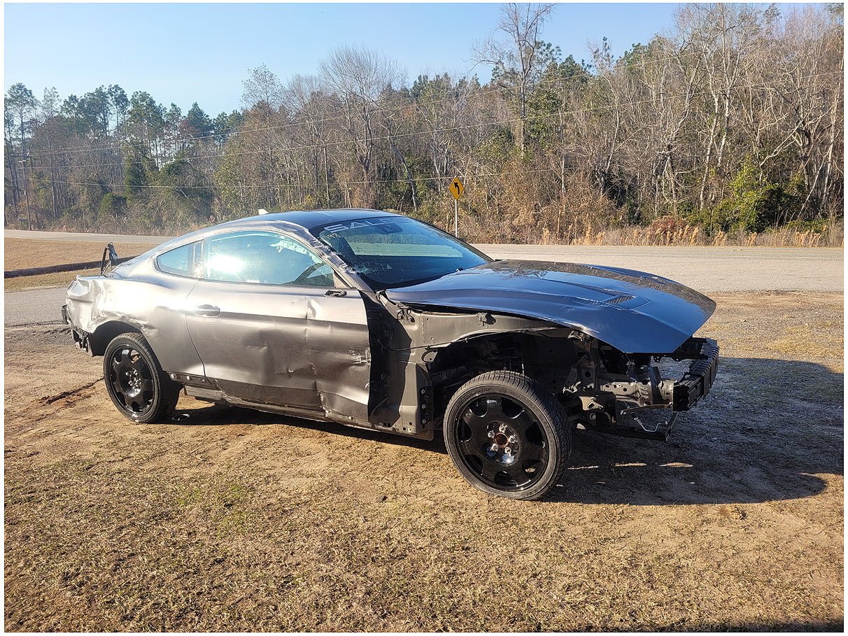 Stock 2798. 2022 Ford Mustang GT Saleen 33 Coupe Roller Salvage Title Passenger Damage - The Parts Farm
